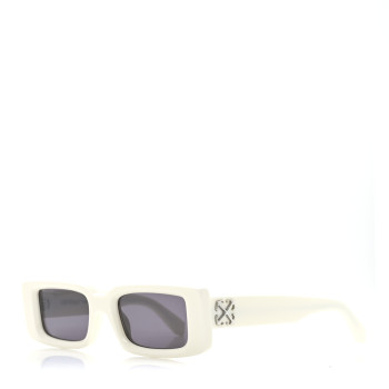 OFF-WHITE Acetate Arthur Square Sunglasses OBR1127 White