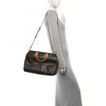 LOUIS VUITTON Monogram Speedy Bandouliere 35