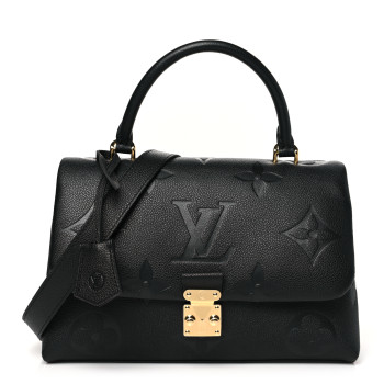 LOUIS VUITTON Empreinte Monogram Giant Madeleine MM Black