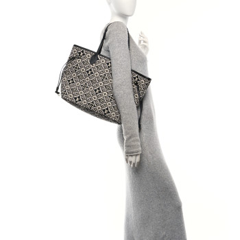 LOUIS VUITTON Jacquard Since 1854 Neverfull MM Grey
