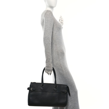 HERMES Taurillon Clemence Atlas 42 Black