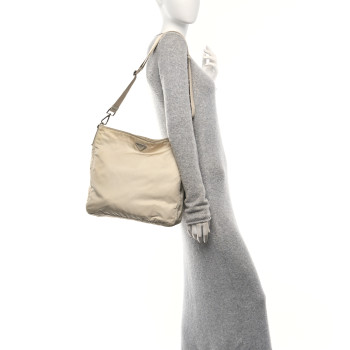 PRADA Tessuto Nylon Messenger Bag Deserto