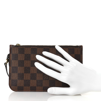 LOUIS VUITTON Damier Ebene Neverfull PM Pochette