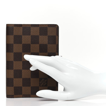 LOUIS VUITTON Damier Ebene Small Ring Agenda Cover