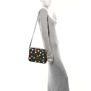 LOUIS VUITTON LV x YK Monogram Painted Dots Pochette Metis