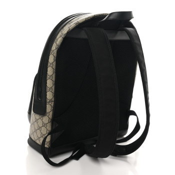 GUCCI GG Supreme Monogram Medium Backpack Black