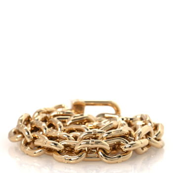 LOUIS VUITTON Metal Pochette Accessories Chain Strap Gold