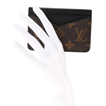 LOUIS VUITTON Monogram Macassar Neo Porte-Cartes Card Holder
