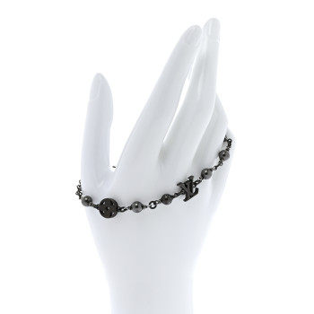 LOUIS VUITTON LV Pearls Bracelet Black