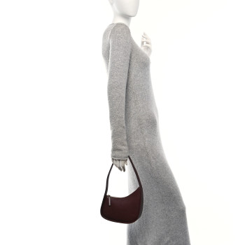 THE ROW Grained Calfskin Half Moon Shoulder Bag Raisin