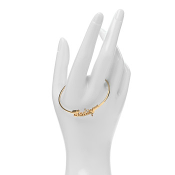 CHRISTIAN DIOR Metal J'Adior Bracelet Cuff Gold