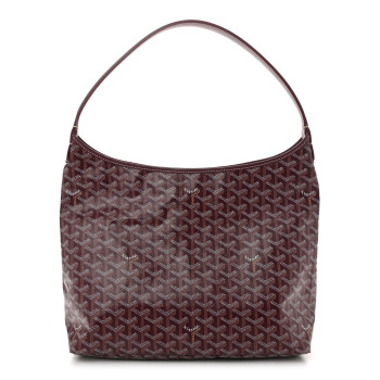 GOYARD Goyardine Boheme Hobo Burgundy