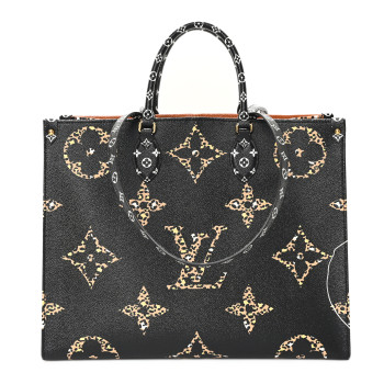 LOUIS VUITTON Monogram Giant Jungle Onthego GM Black