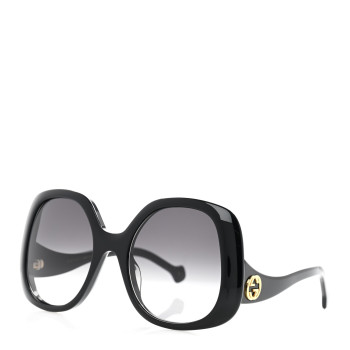GUCCI Acetate Square Frame Sunglasses GG1235S Black