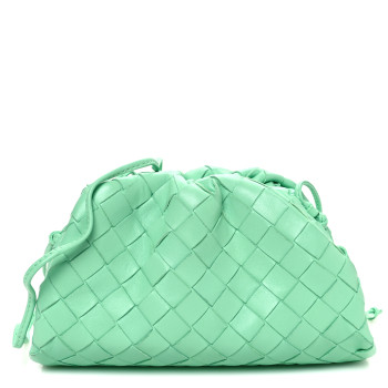BOTTEGA VENETA Nappa Intrecciato The Mini Pouch Fountain