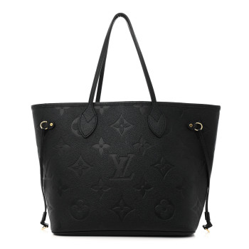 LOUIS VUITTON Empreinte Monogram Giant Neverfull Black
