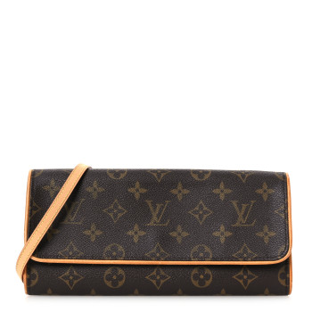 LOUIS VUITTON Monogram Pochette Twin GM