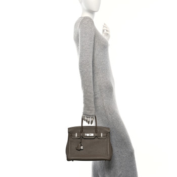 HERMES Togo BIRKIN 30 Etoupe