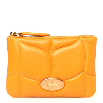 MULBERRY Nappa Softie Zip Coin Pouch Double Yellow