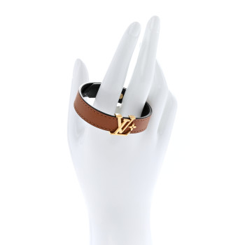 LOUIS VUITTON LV Iconic Bracelet 17 Tan