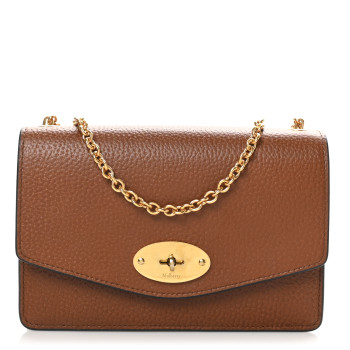 MULBERRY Small Classic Grain Calfskin Small Darley Oak