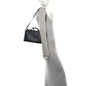FENDI Vitello Dolce Medium By The Way Boston Bag Black