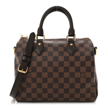 LOUIS VUITTON Damier Ebene Speedy Bandouliere 25