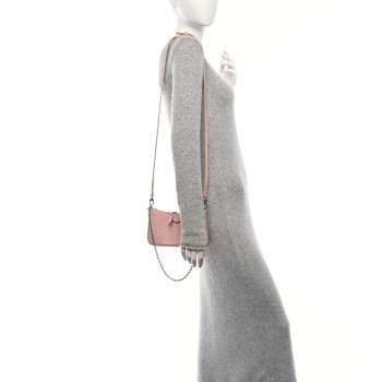 LOUIS VUITTON Epi Easy Pouch On Strap Rose Ballerine