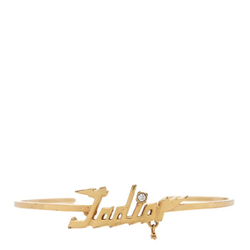 CHRISTIAN DIOR Metal J'Adior Bracelet Cuff Gold
