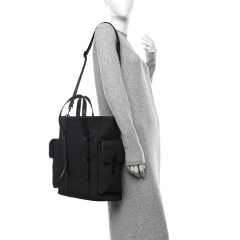 LOUIS VUITTON Taurillon Christopher Tote Black
