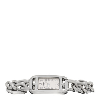 HERMES Stainless Steel 17mm Nantucket Quartz Watch