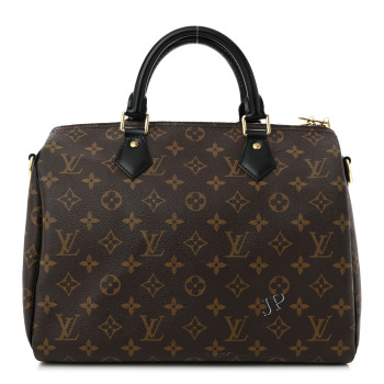LOUIS VUITTON Monogram My World Tour Speedy Bandouliere 30 Black
