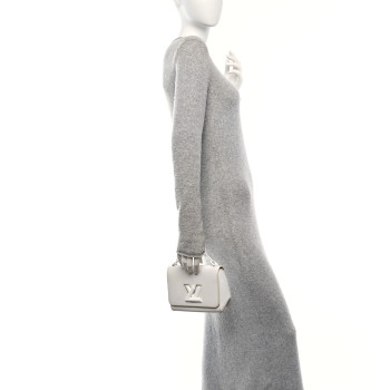 LOUIS VUITTON Epi Twist Shoulder Bag PM White