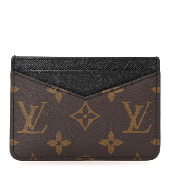 LOUIS VUITTON Monogram Macassar Neo Porte-Cartes Card Holder