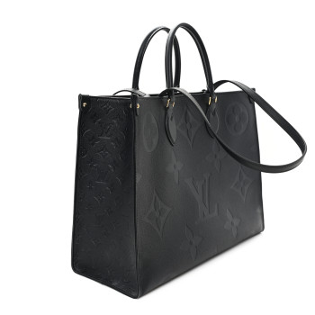 LOUIS VUITTON Empreinte Monogram Giant Onthego GM  Black