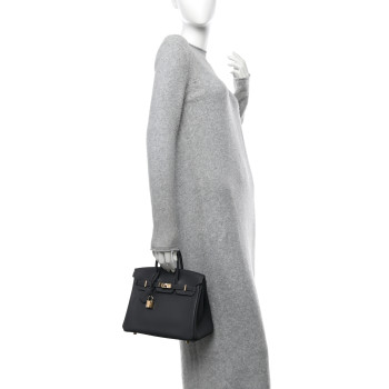HERMES Swift Birkin 25 Ardoise