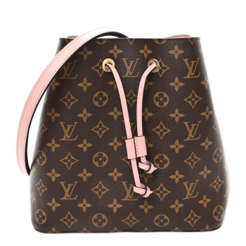 LOUIS VUITTON Monogram Neonoe MM Rose Poudre