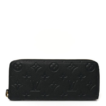 LOUIS VUITTON Empreinte Clemence Wallet Black