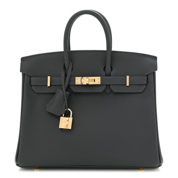 HERMES Swift Birkin 25 Ardoise