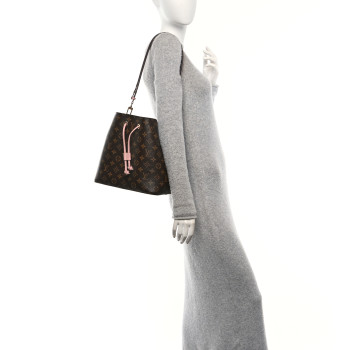 LOUIS VUITTON Monogram Neonoe MM Rose Poudre