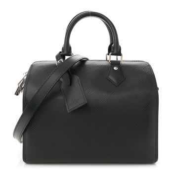 LOUIS VUITTON Epi Speedy Bandouliere 25 Black