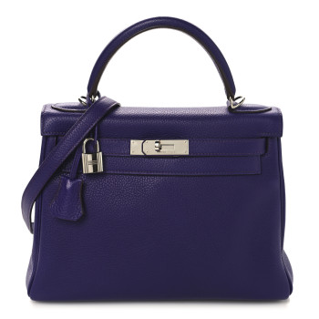 HERMES Togo Kelly Retourne 28 Iris