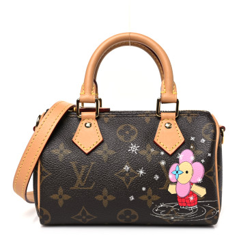 LOUIS VUITTON Monogram Vivienne Ice Skating Nano Speedy Bandouliere Pink