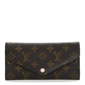 LOUIS VUITTON Monogram Josephine Wallet Rose Ballerine
