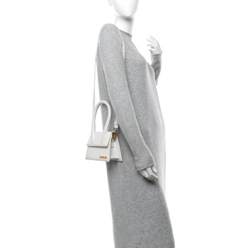 JACQUEMUS Smooth Calfskin Le Chiquito Moyen White