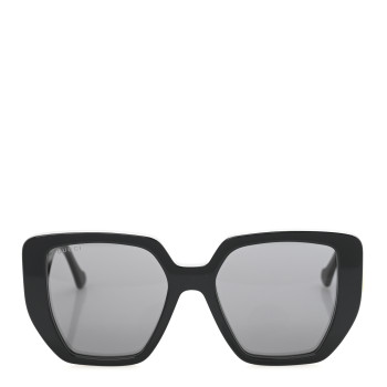 GUCCI Acetate Square Frame Sunglasses GG0956S Black