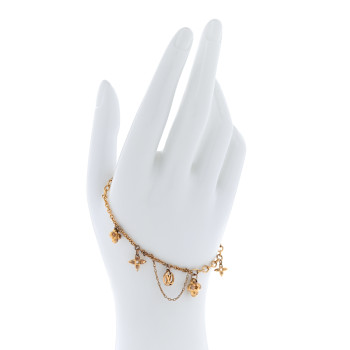 LOUIS VUITTON Metal Monogram Blooming Supple Bracelet