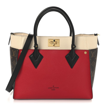LOUIS VUITTON Calfskin Monogram On My Side Pirate Red