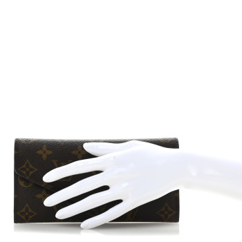 LOUIS VUITTON Monogram Josephine Wallet Rose Ballerine