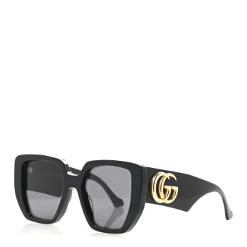 GUCCI Acetate Square Frame Sunglasses GG0956S Black